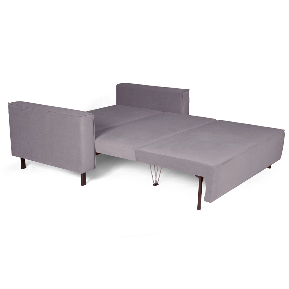 Club диван-кровать прямой, велюр Frost Shark