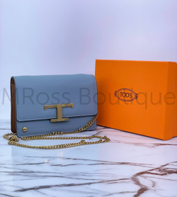 Женская брендовая сумка Tods (Тодс) с цепочкой и ремнем в комплекте