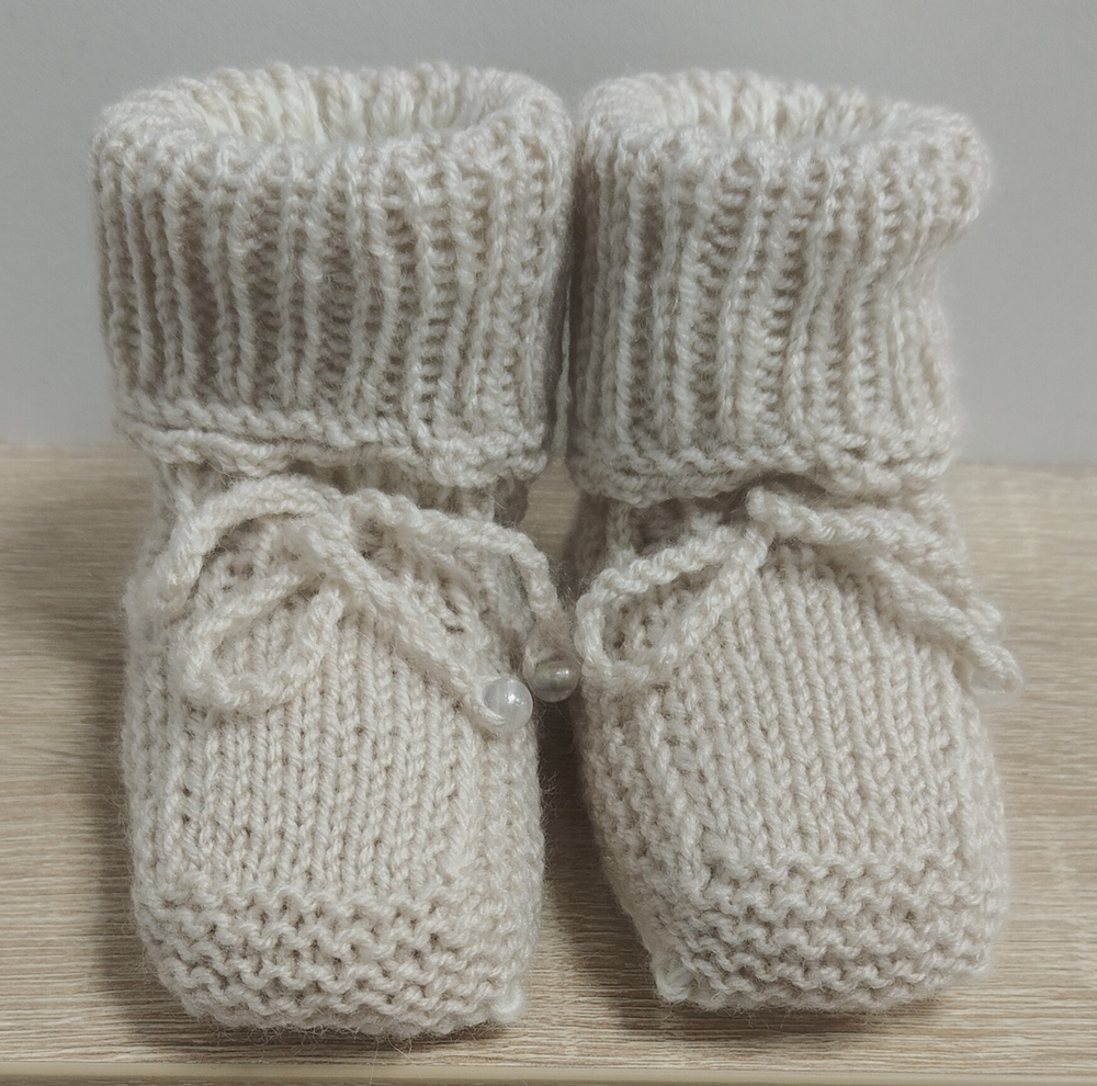 Пинетки детские бесшовные от 1-го года до 1,5 лет ручная работа