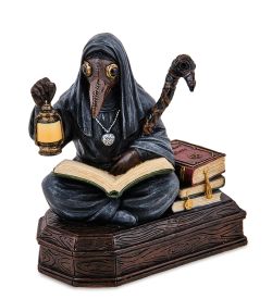 Veronese WS-1274/ 3 Статуэтка в стиле Фэнтези «Чумной доктор - гробовщик»