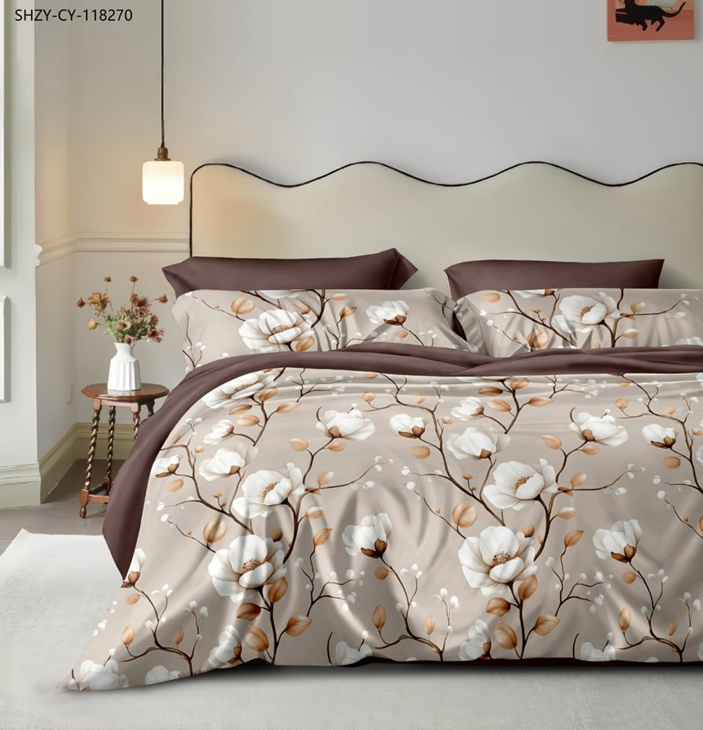 Комплект постельного белья 2-сп ПОПЛИН "118270 ЕМ" (нав. 70х70 или 50х70)