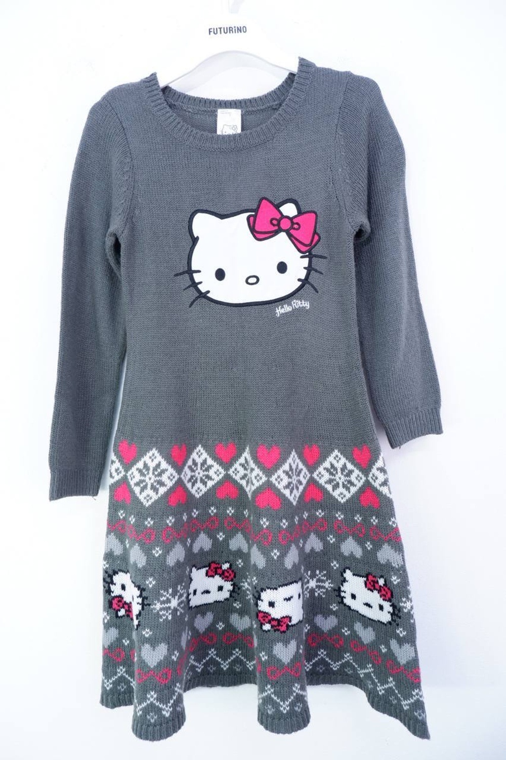 Платье трикотажное с Hello Kitty на 6 лет