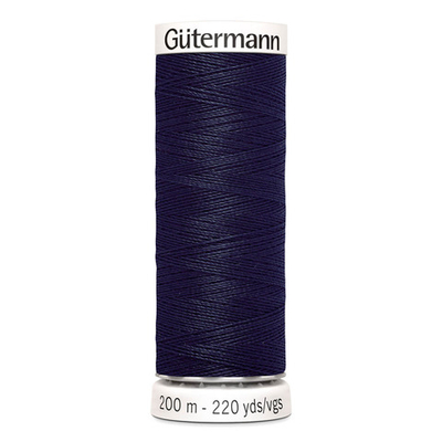 Нить Sew-All 200 м, Gutermann, 339 т.чернильно-синий