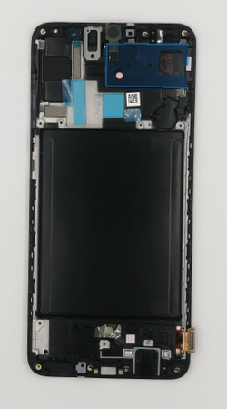 Дисплей для Samsung Galaxy A70 (A705F) с тачскрином и рамкой Черный - OR (SP)