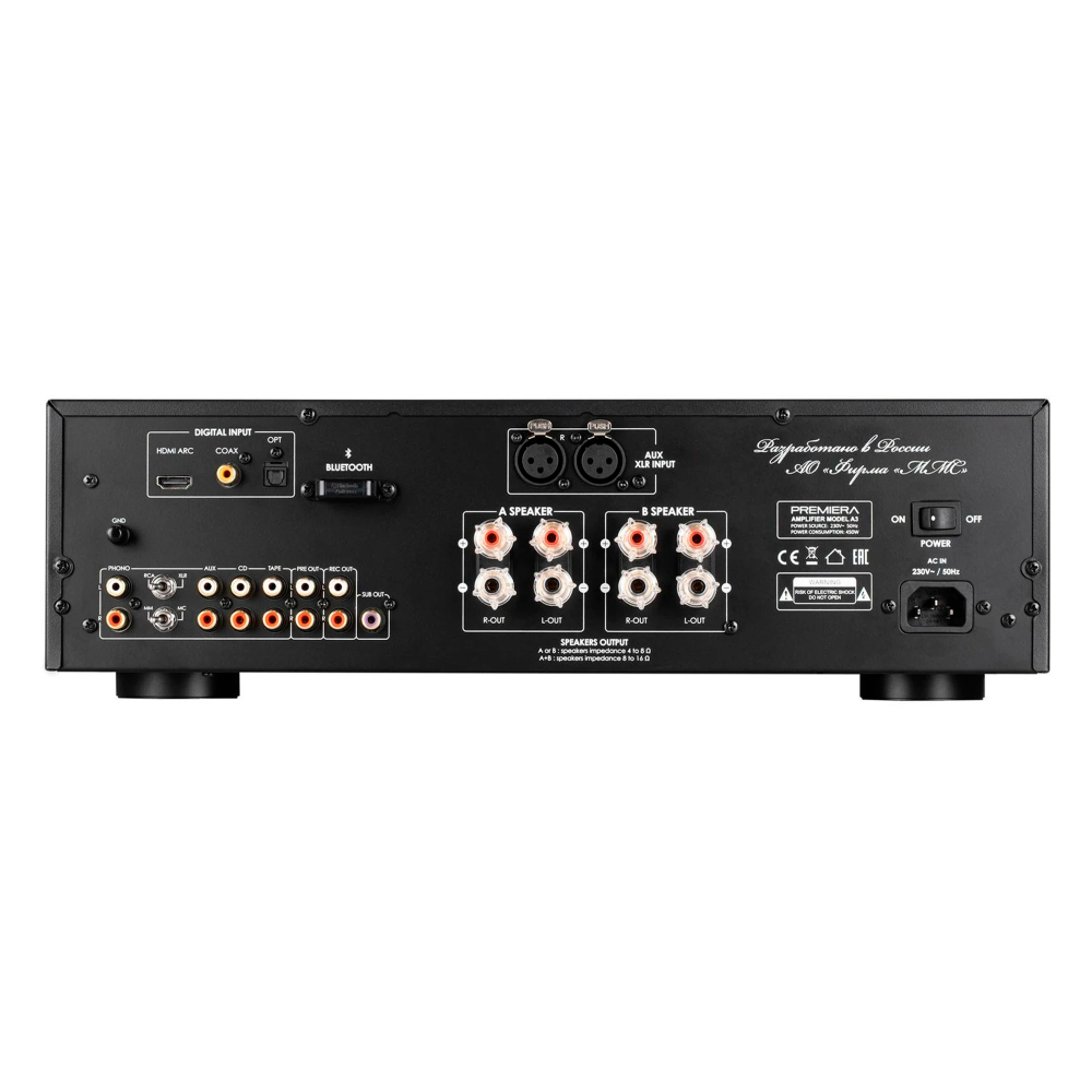 Premiera A3 Black — интегральный стереоусилитель класса AB