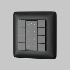 Кнопочная настенная панель 8-ми клавишная DALI Lighting control 721046