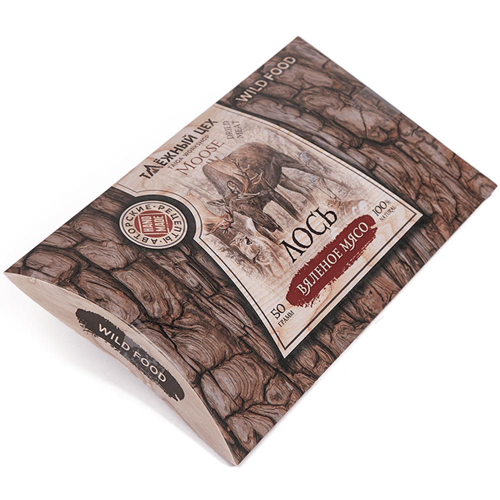 Мясо лося вяленое 50г. ТЦ