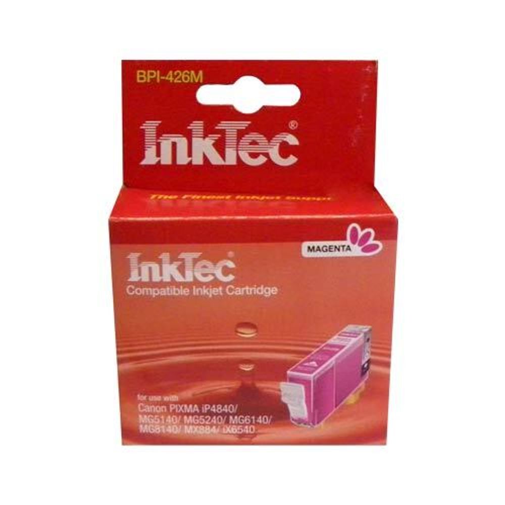 Картридж InkTec, аналог CANON CLI-426 M PIXMA для iP4840/MG5140/5240/6140/8140 Magenta