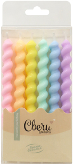 Свечи Зефирная серия, Нежные цвета, Макарунс