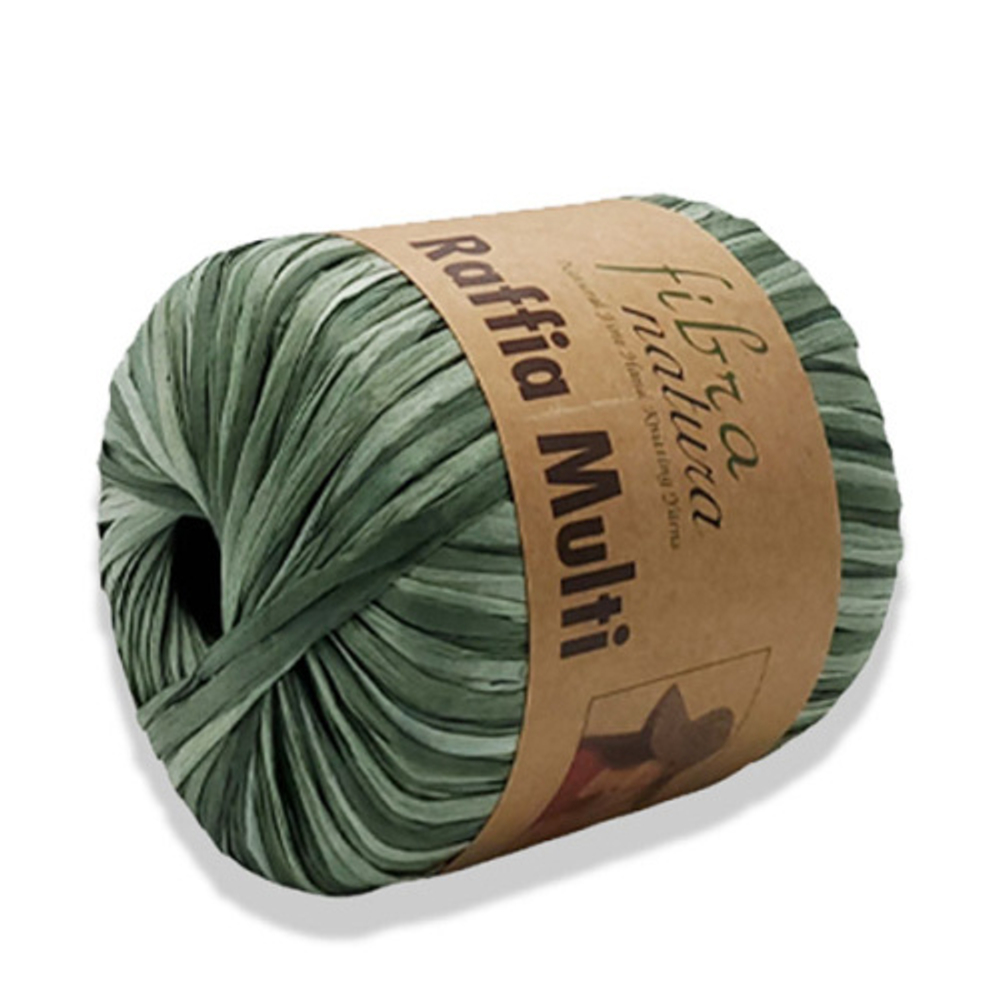 Пряжа Raffia Multi 35г, 90м, 100% целлюлоза (цена за 1шт)