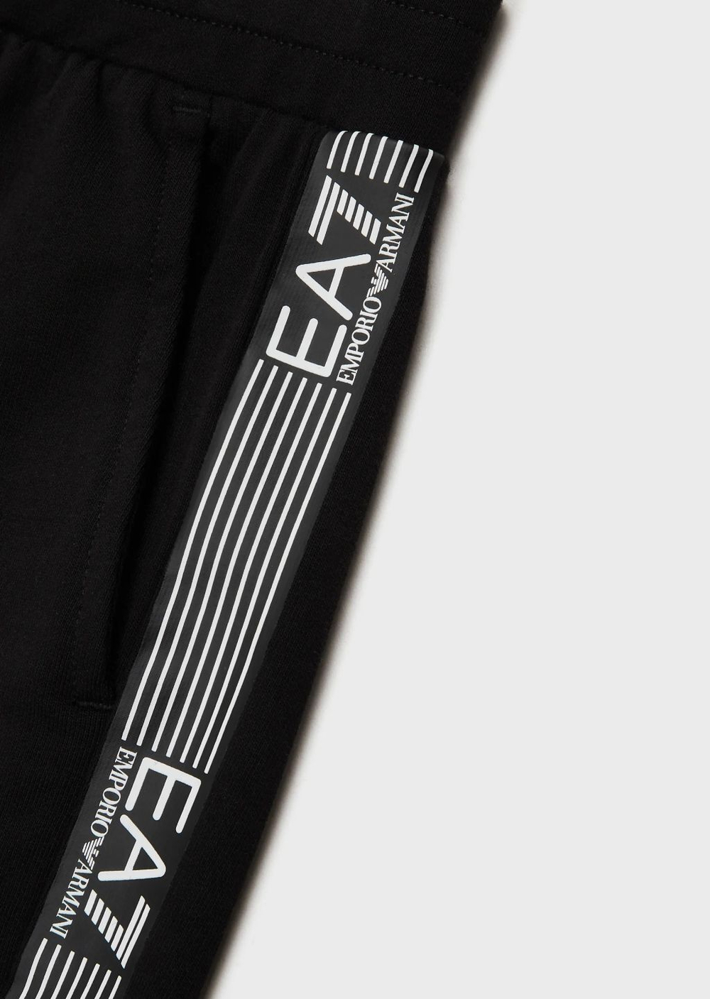 Шорты для мальчика теннисные EA7 Boy Jersey Bermuda - черный