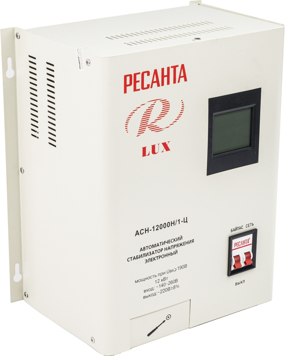 Стабилизатор напряжения Ресанта LUX АСН-12000Н/1-Ц