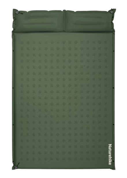 Коврик надувной двойной Naturehike D series, хаки (CNK2550WS025)