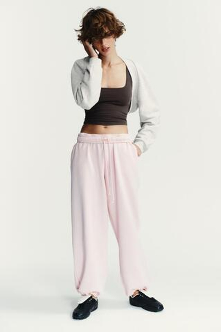 ZARA ТОП С КВАДРАТНЫМ ВЫРЕЗОМ, ТЕМНО-КОРИЧНЕВЫЙ