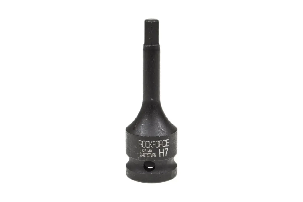 Головка-бита 7мм 1/2" 6-гранная ударная L=78мм ROCKFORCE RF-24407807MPB