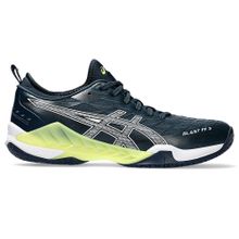 Кроссовки волейб. муж. ASICS Blast FF3 1071A076 401,р.9.5(рос.42),текстиль,кожзам, темно-синий