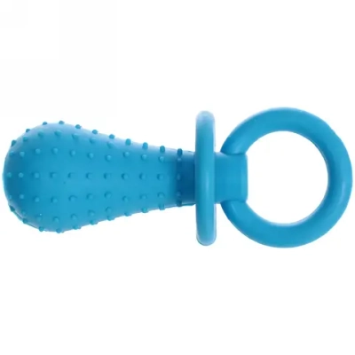 Игрушка для собаки «Bubble gum-Соска» 9,5см цвет голубой Ultramarine