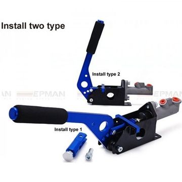 Ручной тормоз гидравлический универсальный синий