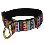 широкий ошейник с дизайнерским принтом White Wolf