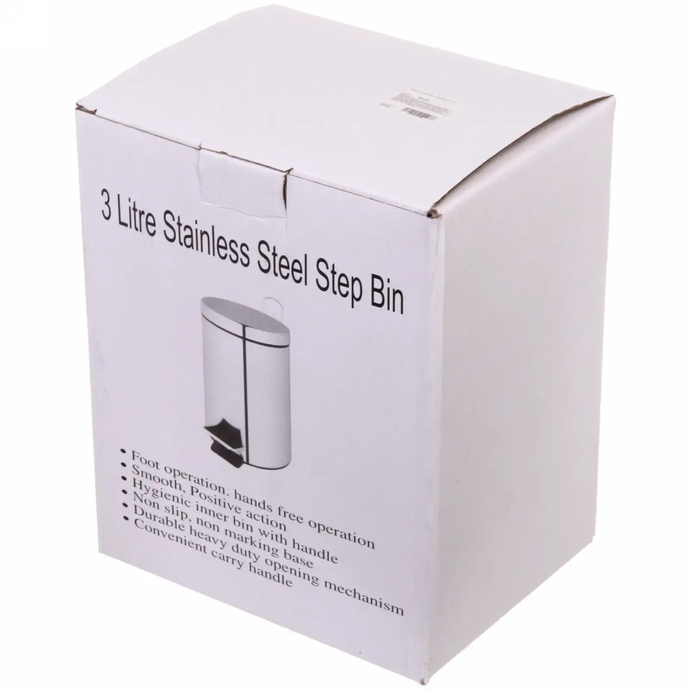 Ведро для мусора с педалью 3л 410