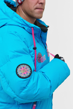 КУРТКА МУЖСКАЯ ПУХОВАЯ VIRUS BATZZILLA INDI С ПРИНТОМ БУДДА