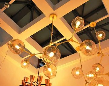 replica Lindsey Adelman 6 Branching Bubble Chandelier  ( bronze )