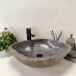 Раковина из речного камня RS-63433 (58*45*16) 0123