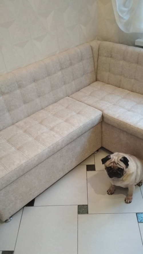 Диван угловой Лофт (бежевый)