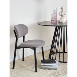 Стул Round, рогожка, дымчато-серый