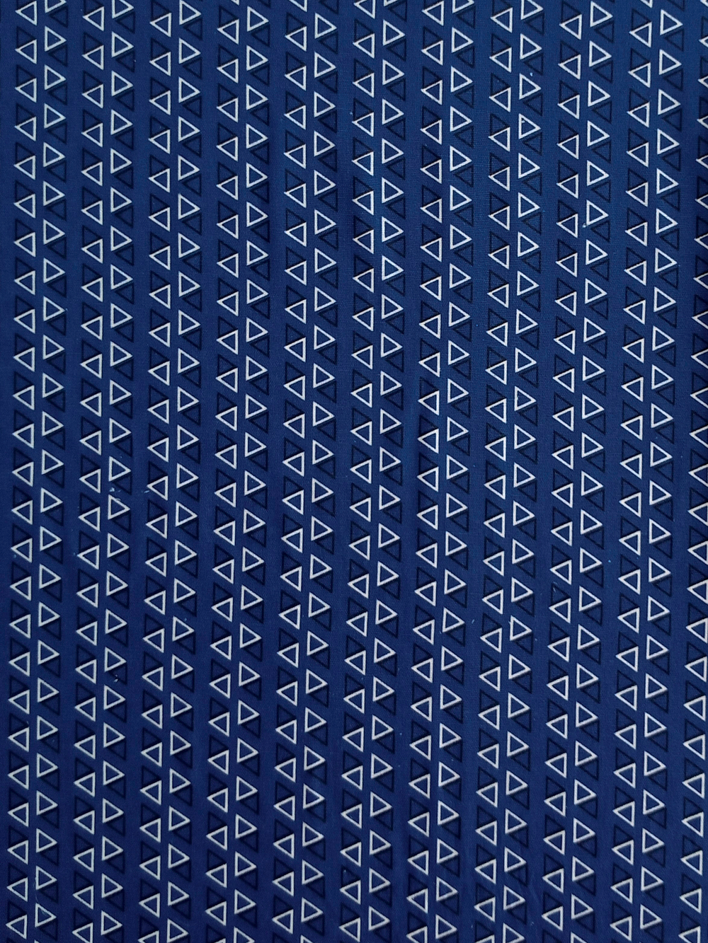 Ткань бязь плательная, рис. "Треугольники", ширина 150 см, арт. 9624