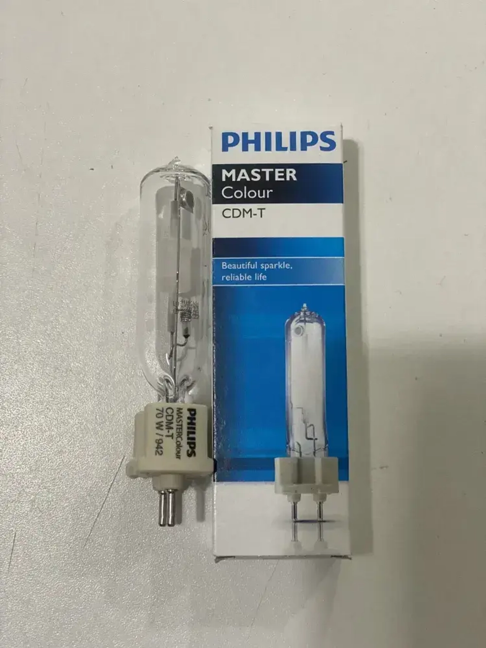 Лампа металлогалогенная PHILIPS MASTER COLOUR CDM-T 70w/942/G12