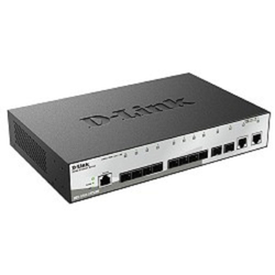 Коммутатор D-Link DGS-1210-12TS/ME/B1A Управляемый L2 коммутатор с 10 портами 1000Base-X SFP и 2 портами 10/100/1000Base-T