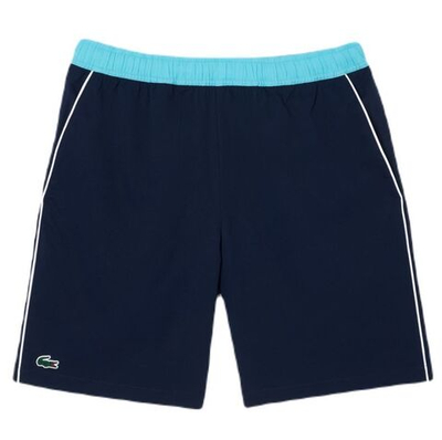 Мужские теннисные шорты Lacoste Stretch Tennis Shorts - navy blue/blue