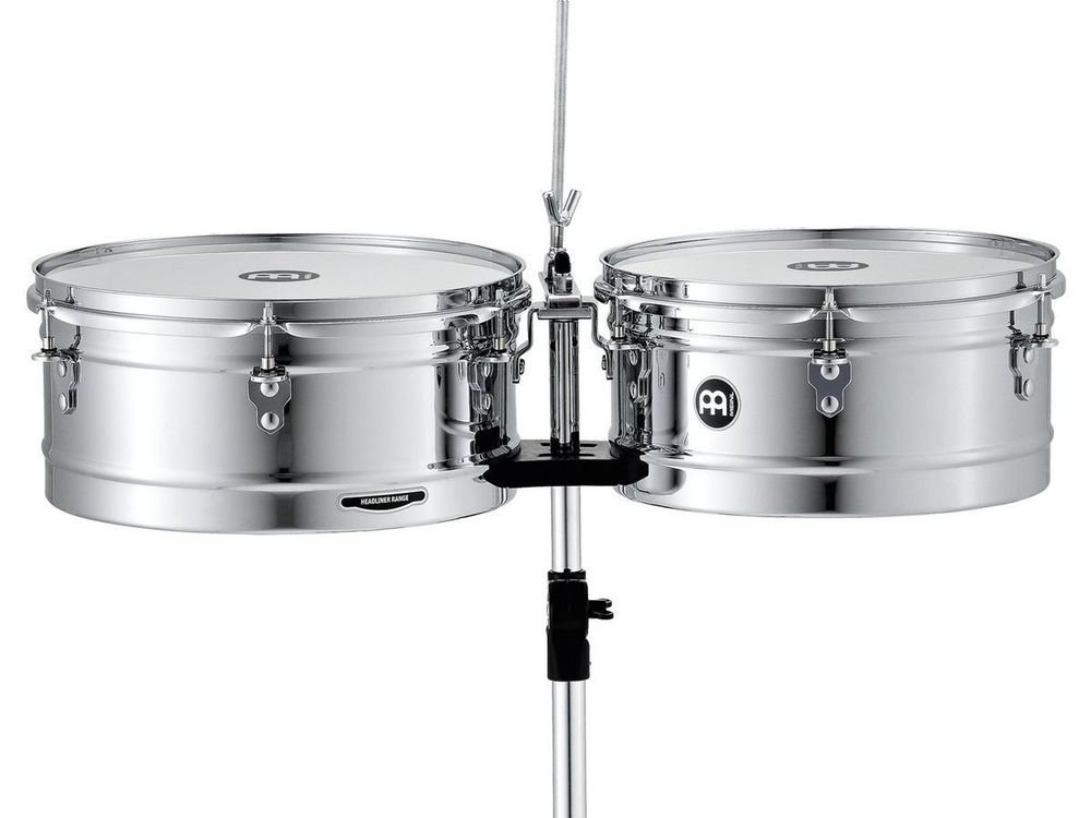 Headliner Timbales Тимбалес 13&quot;&amp;14&quot;, Сталь, Цвет Хром Meinl Ht1314Ch