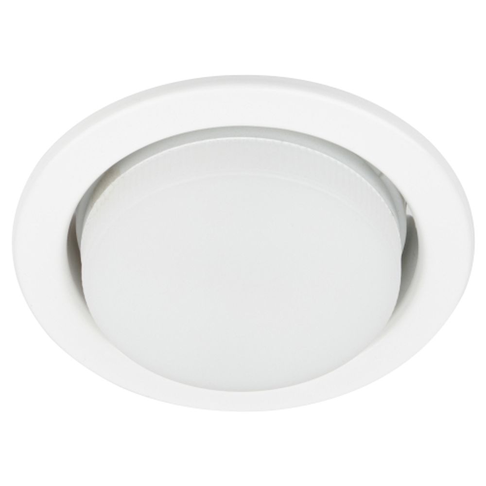 KL35 WH /1 (к) Светильник ЭРА под лампу Gx53,220V, 13W ,белый | Встраиваемые светильники Для ламп GX53
