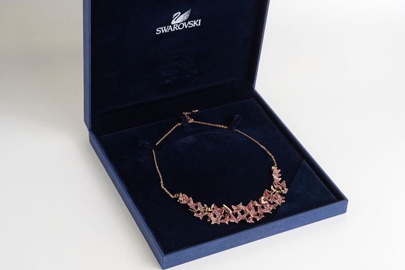 Ожерелье Swarovski с бабочками