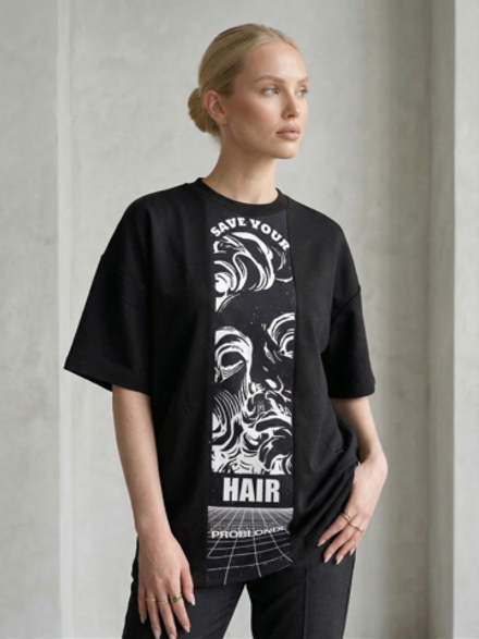 ФУТБОЛКА для парикмахеров НУМЕРО 1 принт Антик3