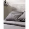 Комплект постельного белья из премиального сатина серого цвета из коллекции essential, 200х220 см