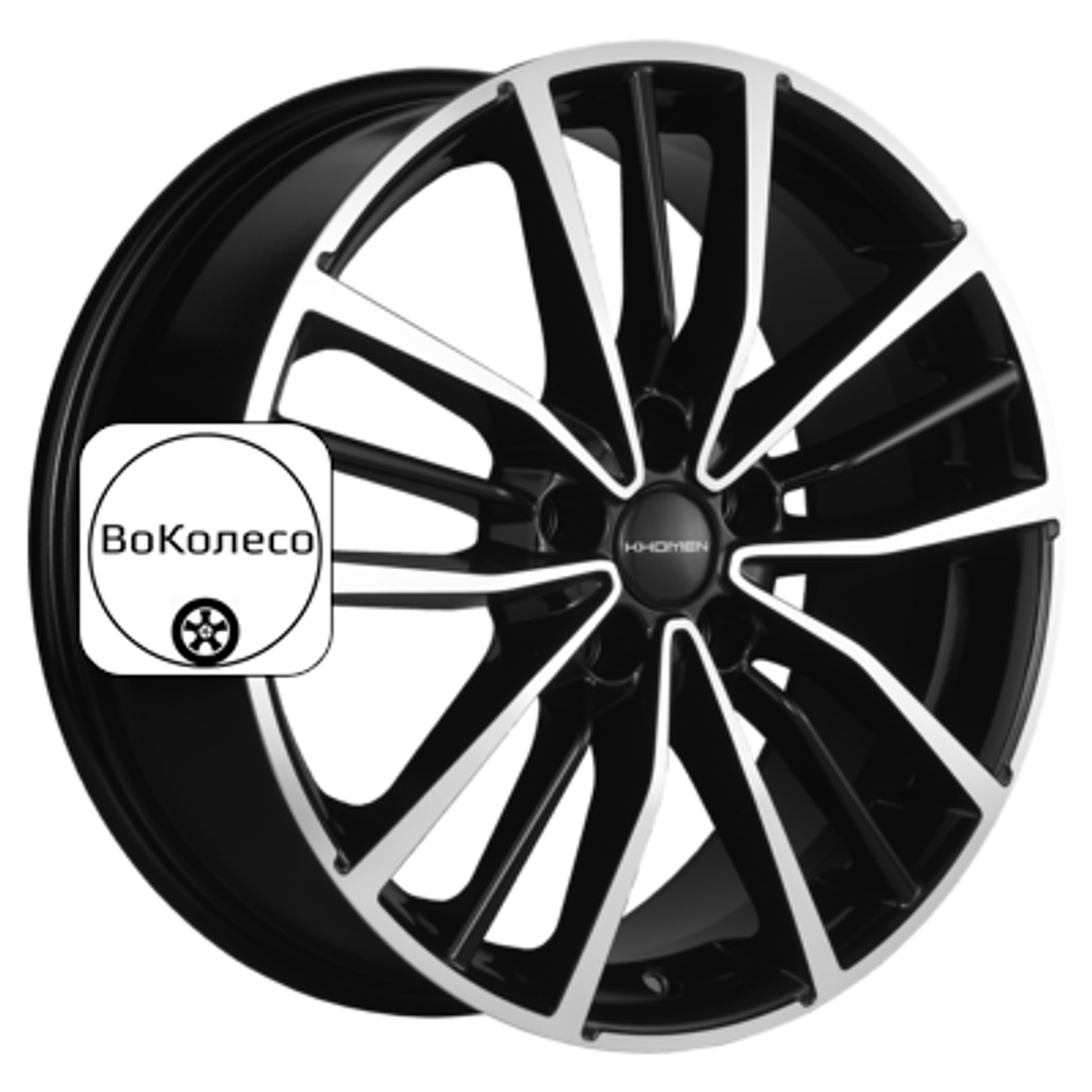 7x18/5x108 ET33 D60,1 KHW1812 (Chery Tiggo 4/Tiggo 7 Pro) Black-FP Khomen Wheels