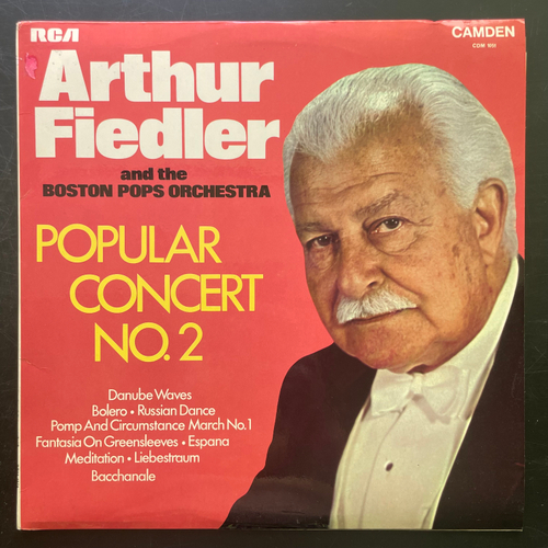 Arthur Fiedler And The Boston Pops Orchestra ‎– Popular Concert No. 2 (Англия 1969г.)