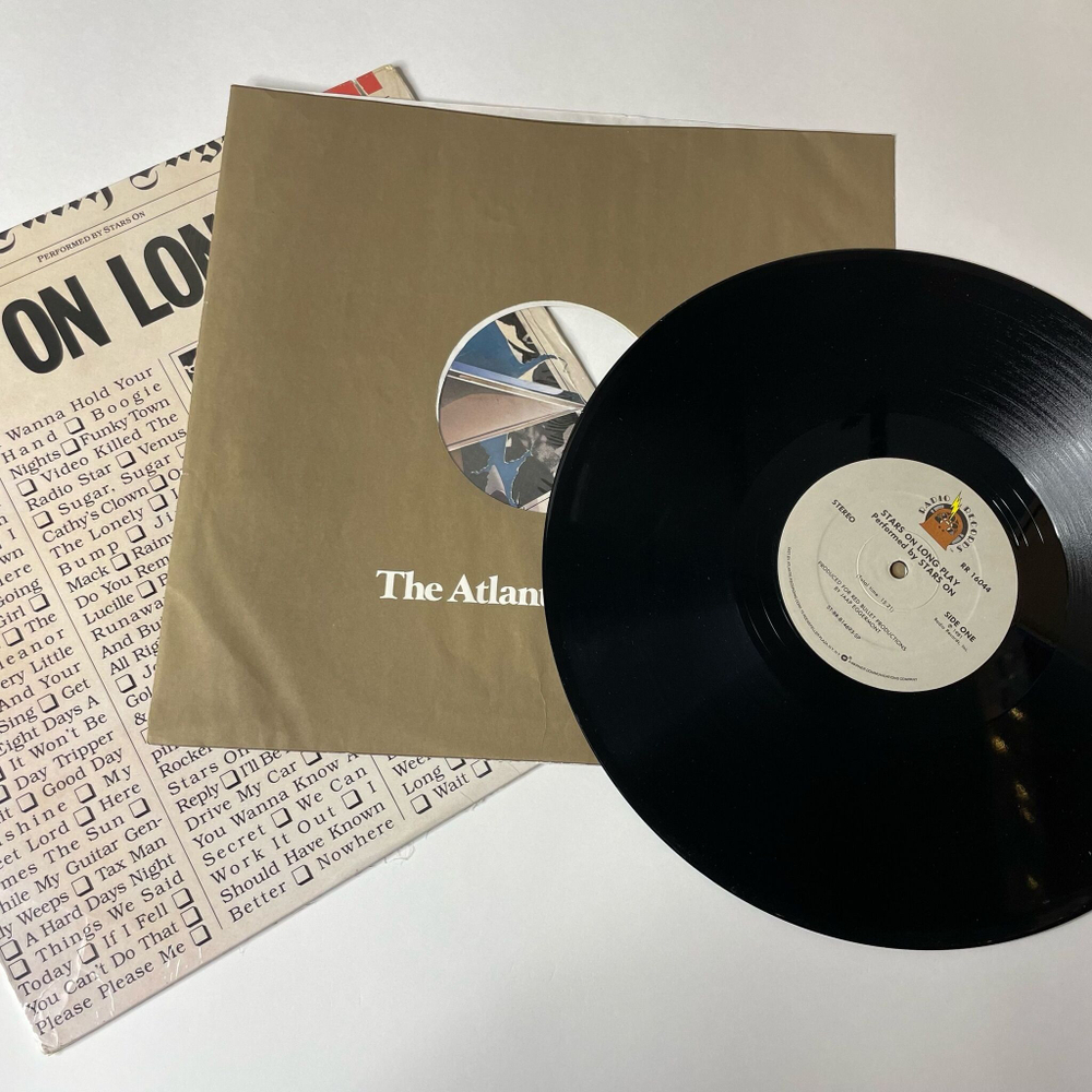 Винтажная виниловая пластинка LP Звезды Дискотек Stars On Long Play Tall Ernie And The Shakers (USA 1981)