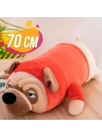Мягкая игрушка мопс, французский бульдог 70 см