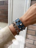 БРАСЛЕТ «MISTRESS» 04 ГОЛУБОЙ