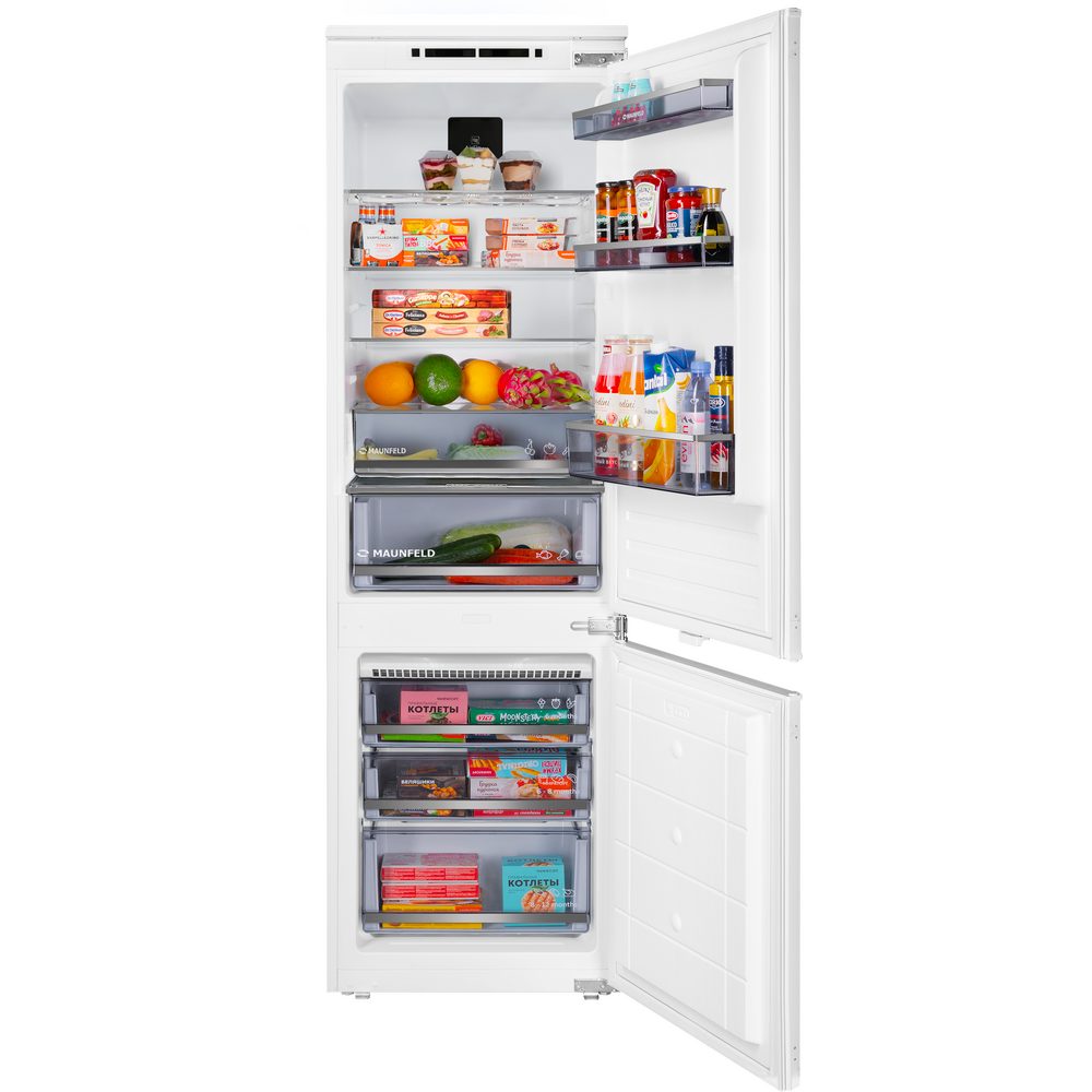 Встраиваемый холодильник NO FROST с инвертором MAUNFELD MBF177NFFWGR Inverter