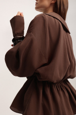 Блуза с баской