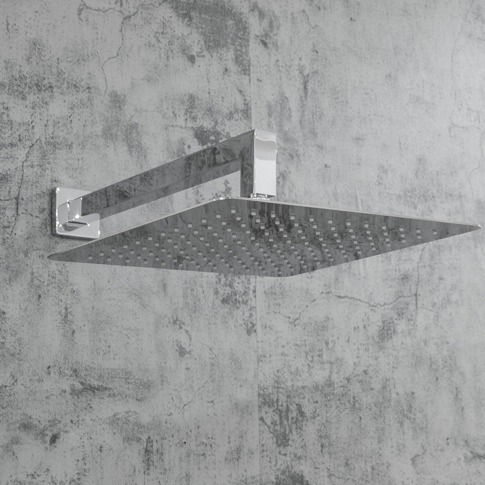 Душевая система термостат  G7107-40 GAPPO лейка "Тропический душ" встраиваемая ХРОМ