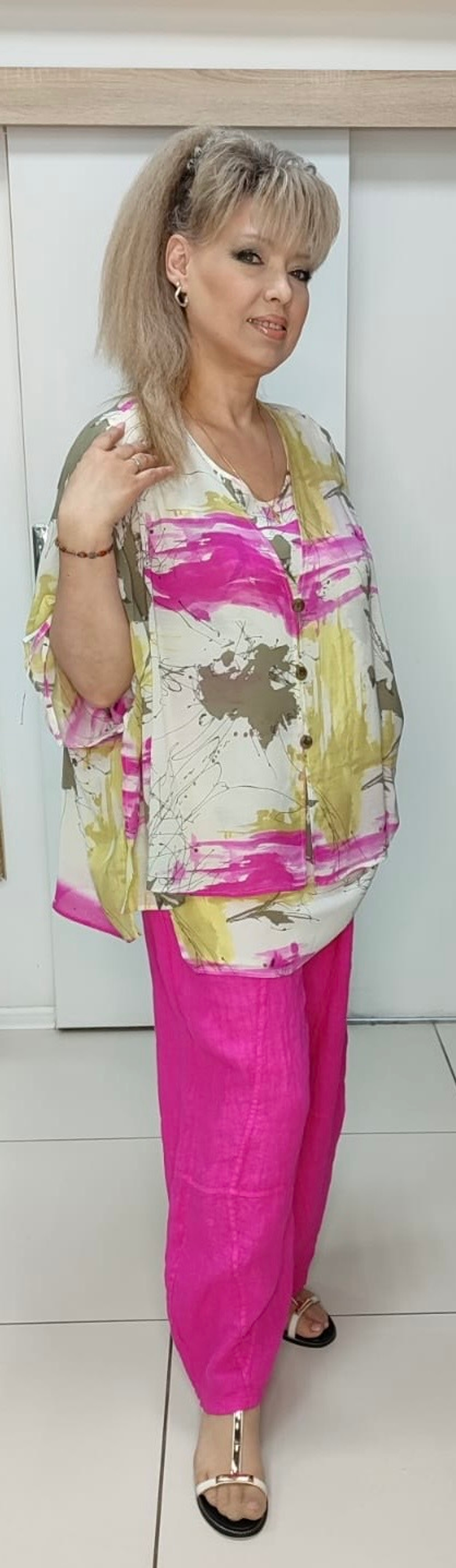 Немецкая цветная туника-двойка