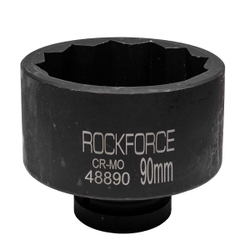 Головка ударная 1'', 90мм (12гр.) RockForce RF-48890