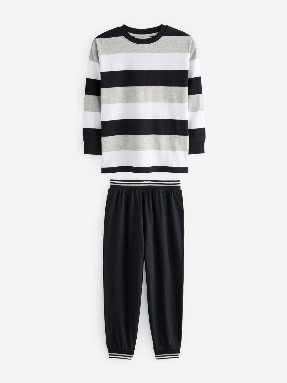 Пижама для мальчика Next K99-152, 3 шт., Черный, Серый