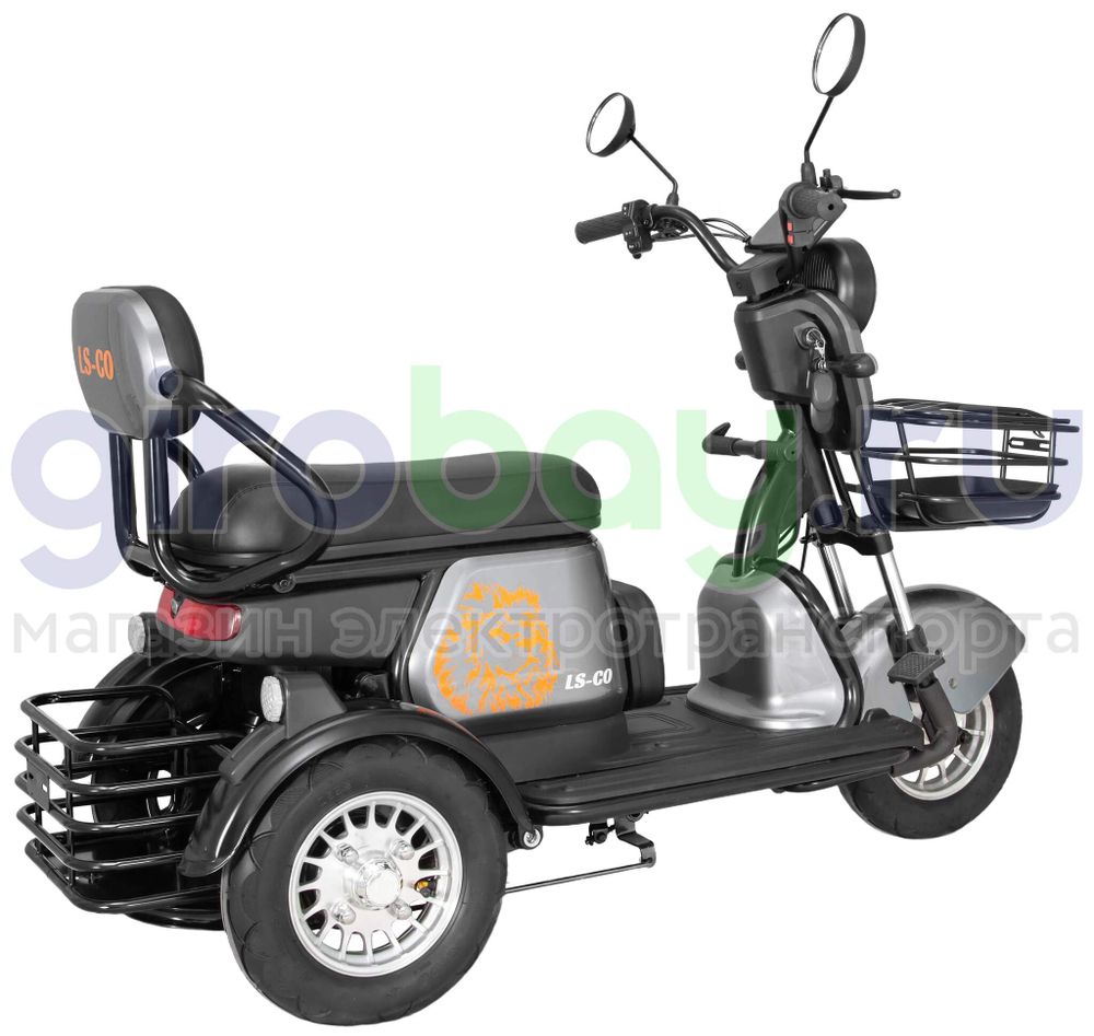 Электроскутер LS-CO KTX 1000W (60V/20Ah) - Серый фото №7